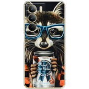 Чохол BoxFace Realme C71 Енот с банкой