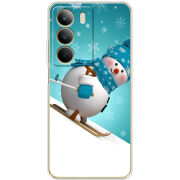 Чохол BoxFace Realme C71 Skier Snowman