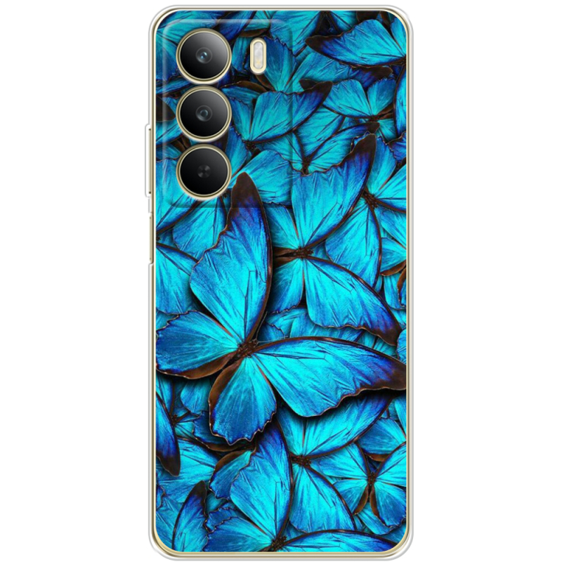 Чохол BoxFace Realme C71 лазурные бабочки
