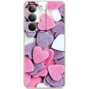 Чохол BoxFace Realme C71 Сердечки