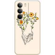Чохол BoxFace Realme C71 Flower Hands