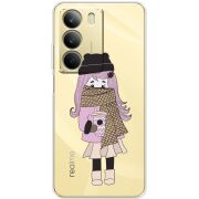 Прозорий чохол BoxFace Realme C71 Winter Morning Girl