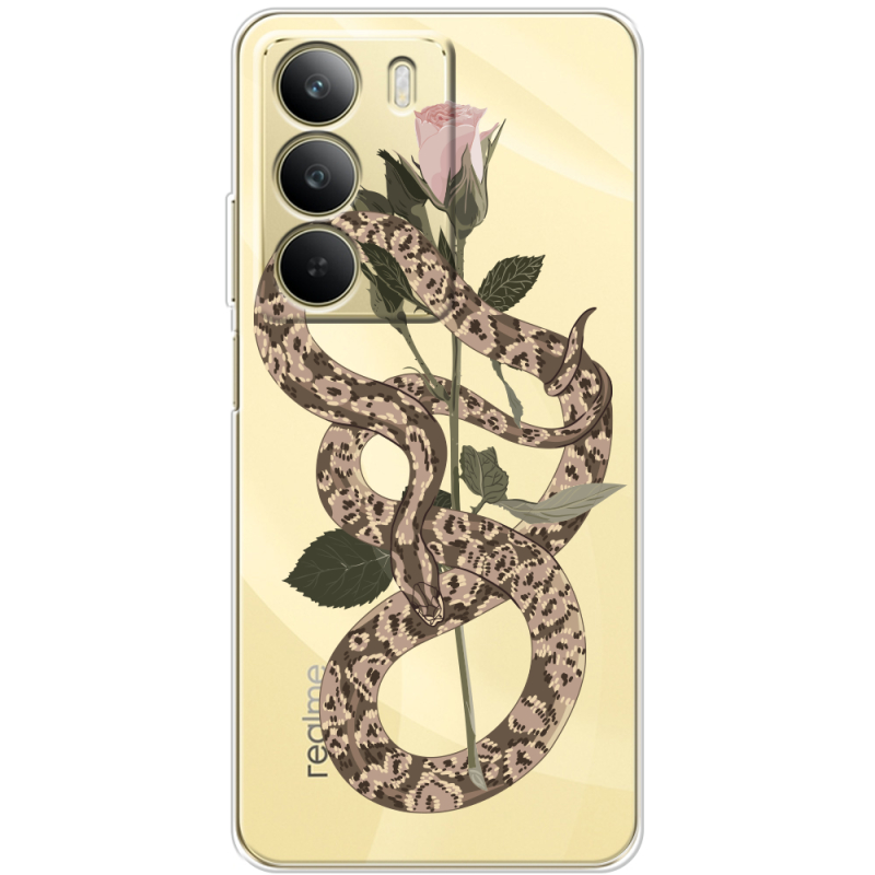 Прозорий чохол BoxFace Realme C71 Glamor Snake