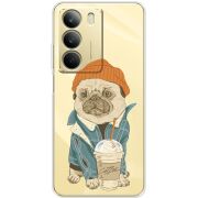 Прозорий чохол BoxFace Realme C71 Dog Coffeeman