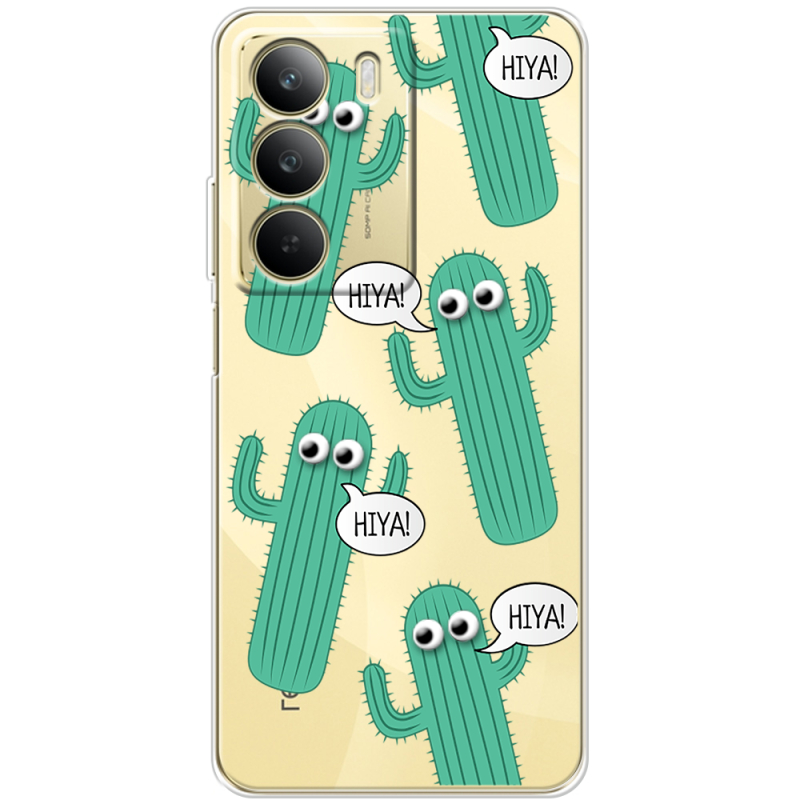 Прозорий чохол BoxFace Realme C71 с 3D-глазками HIYA