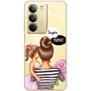 Прозорий чохол BoxFace Realme C71 Super Mama and Daughter