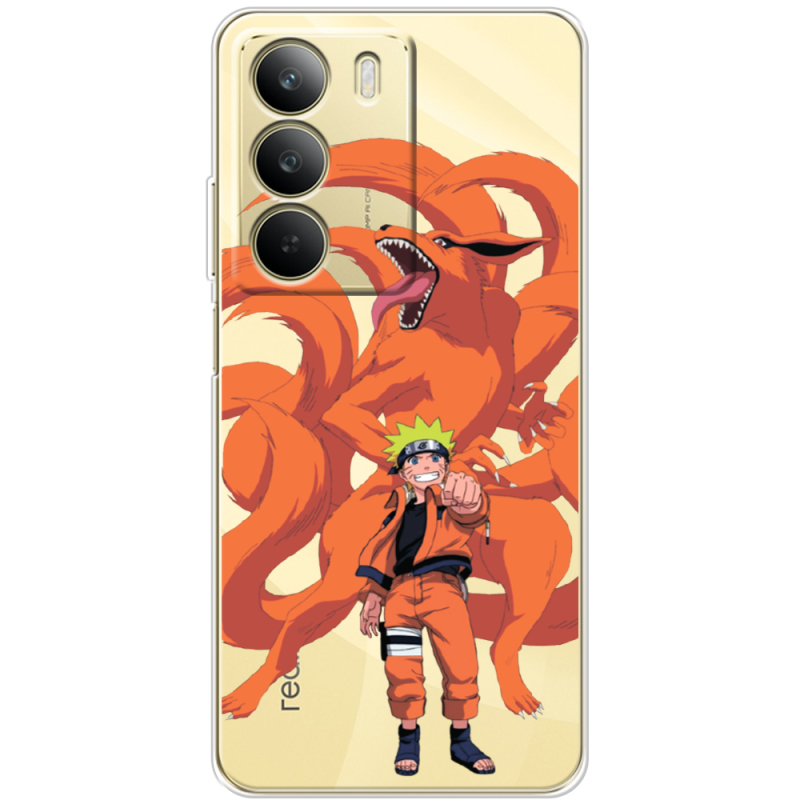 Прозорий чохол BoxFace Realme C71 Naruto and Kurama