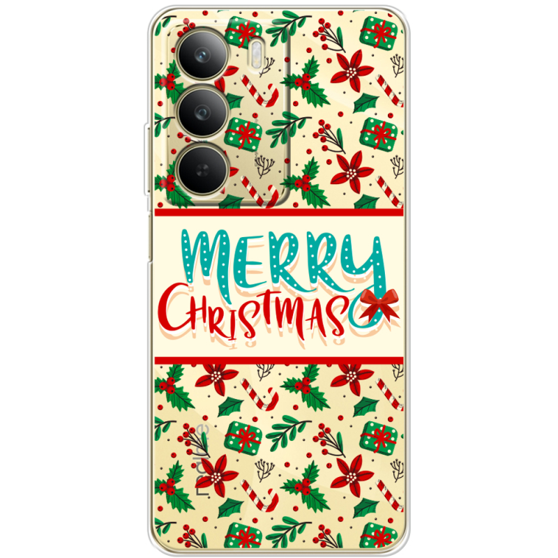Прозорий чохол BoxFace Realme C71 Vintage Christmas Pattern