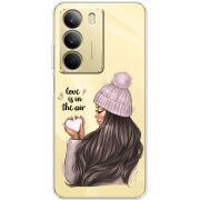 Прозорий чохол BoxFace Realme C71 love is in the air