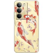 Прозорий чохол BoxFace Realme C71 Japanese Koi Fish