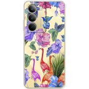 Прозорий чохол BoxFace Realme C71 Flamingo