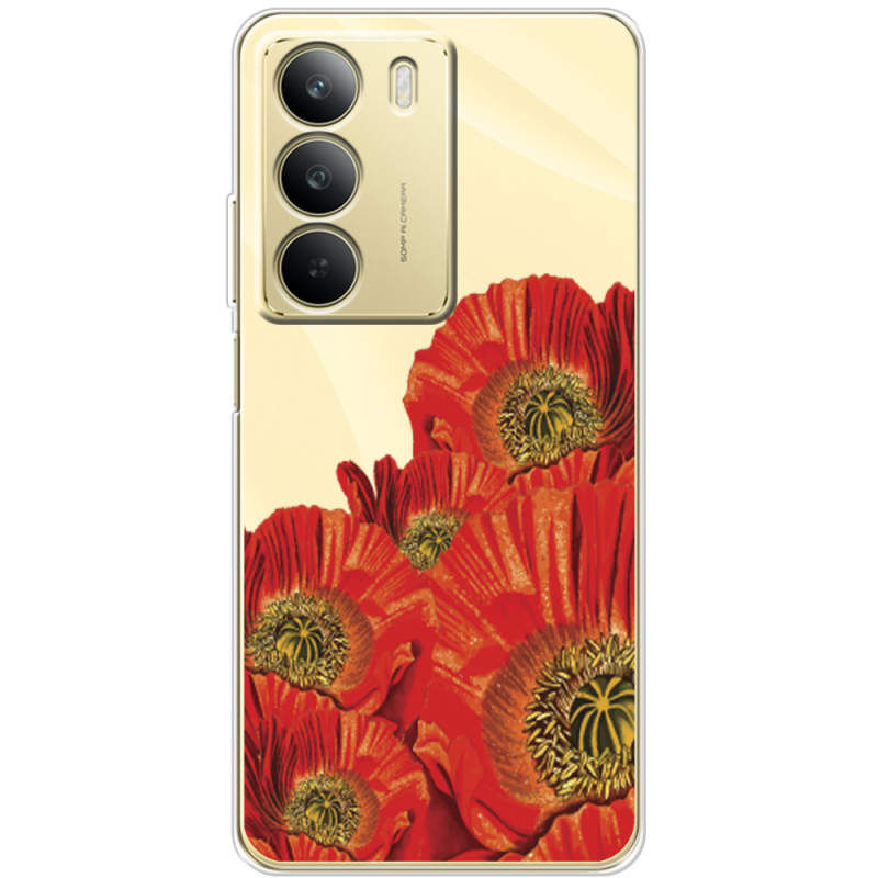 Прозорий чохол BoxFace Realme C71 Red Poppies