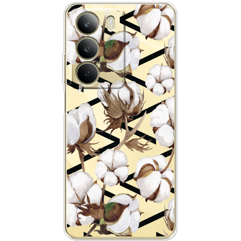 Прозорий чохол BoxFace Realme C71 Cotton flowers