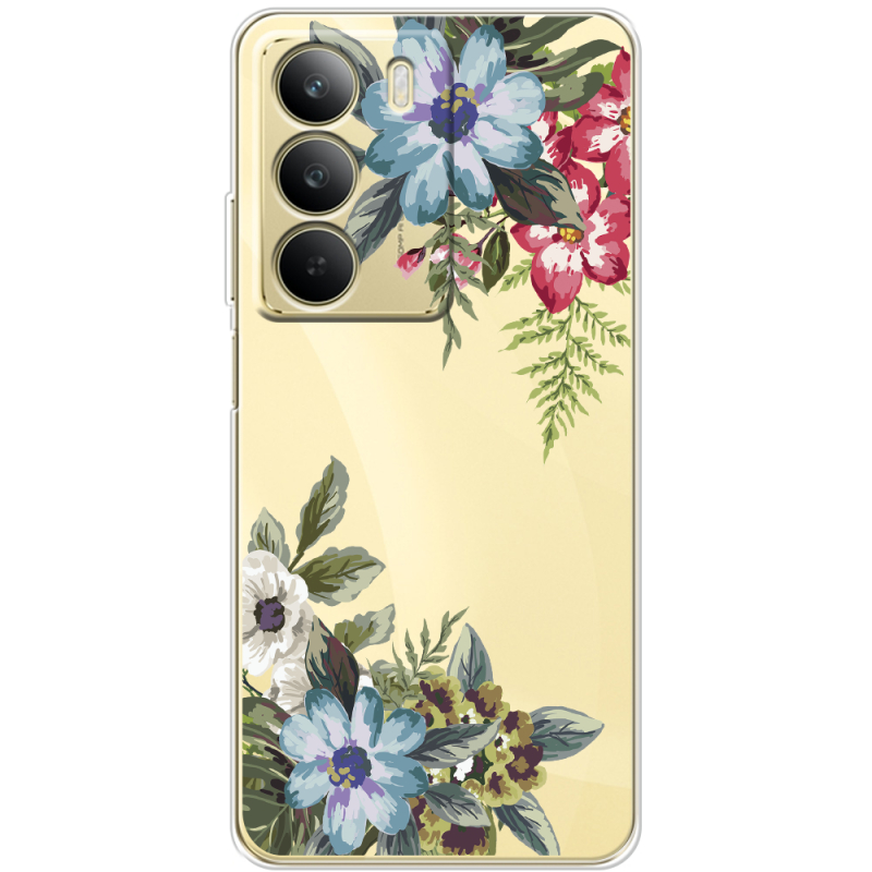 Прозорий чохол BoxFace Realme C71 Floral