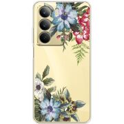 Прозорий чохол BoxFace Realme C71 Floral