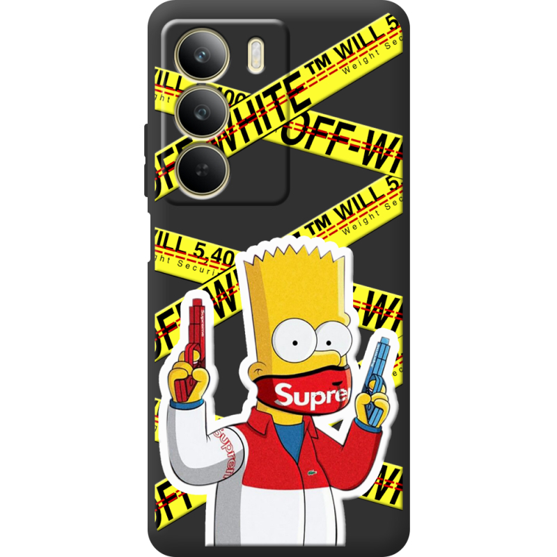 Чорний чохол BoxFace Realme C71 White Bart