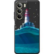 Чорний чохол BoxFace Realme C71 Lighthouse