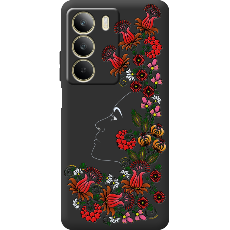 Чорний чохол BoxFace Realme C71 3D Ukrainian Muse