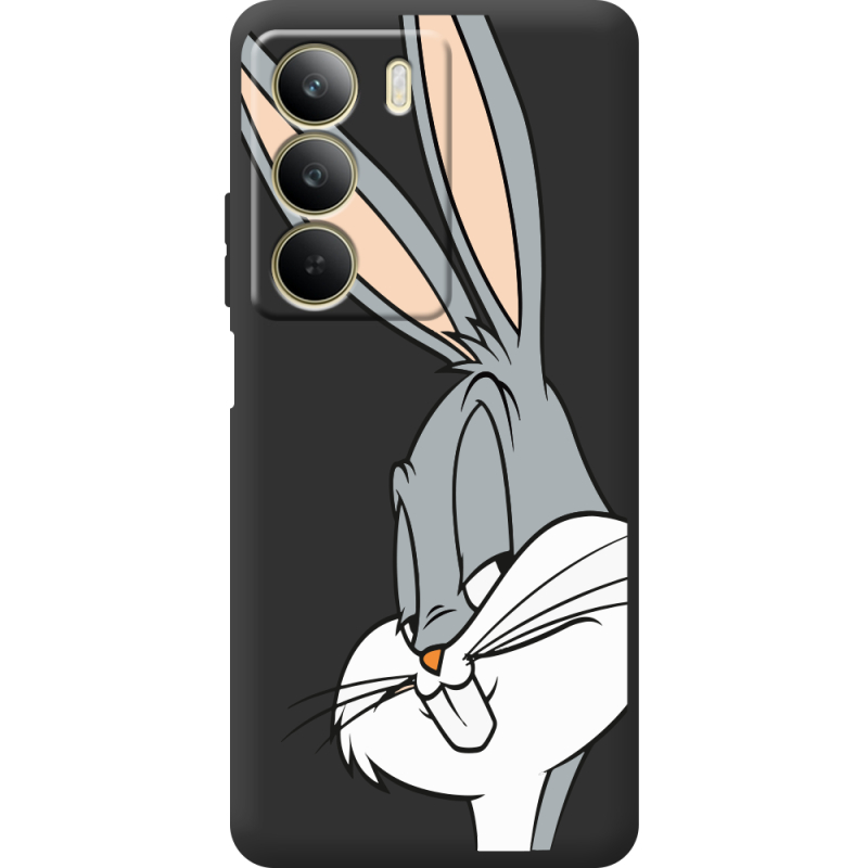 Чорний чохол BoxFace Realme C71 Lucky Rabbit