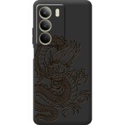 Чорний чохол BoxFace Realme C71 Chinese Dragon