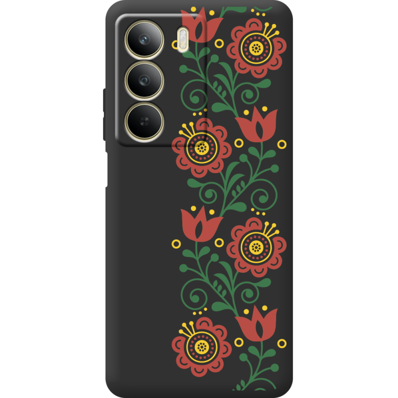 Чорний чохол BoxFace Realme C71 Ethno