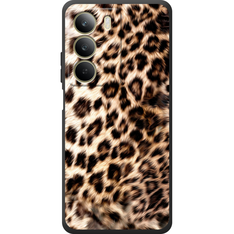 Чорний чохол BoxFace Realme C71 Леопардовий