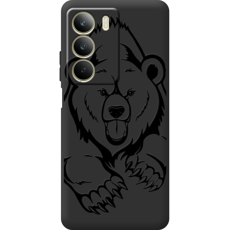 Чорний чохол BoxFace Realme C71 Grizzly Bear