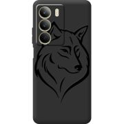 Чорний чохол BoxFace Realme C71 Wolf