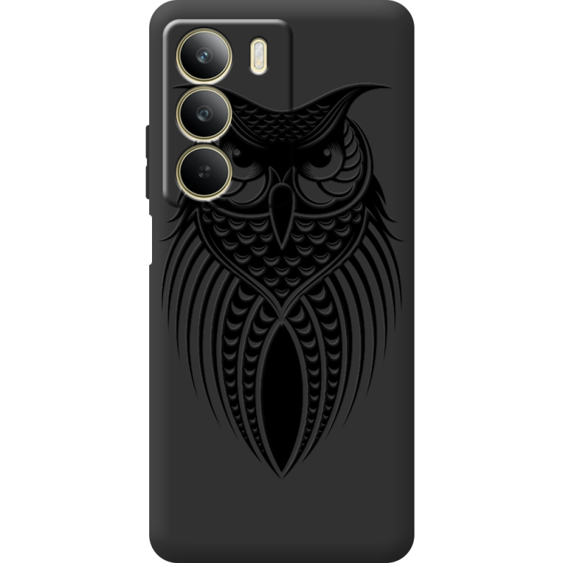 Чорний чохол BoxFace Realme C71 Owl