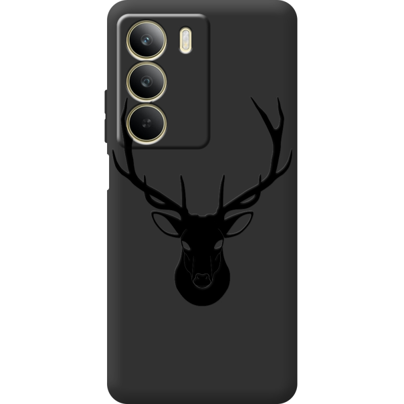 Чорний чохол BoxFace Realme C71 Deer