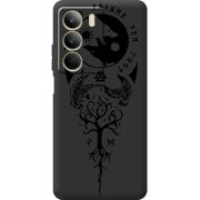 Чорний чохол BoxFace Realme C71 Hugin and Munin