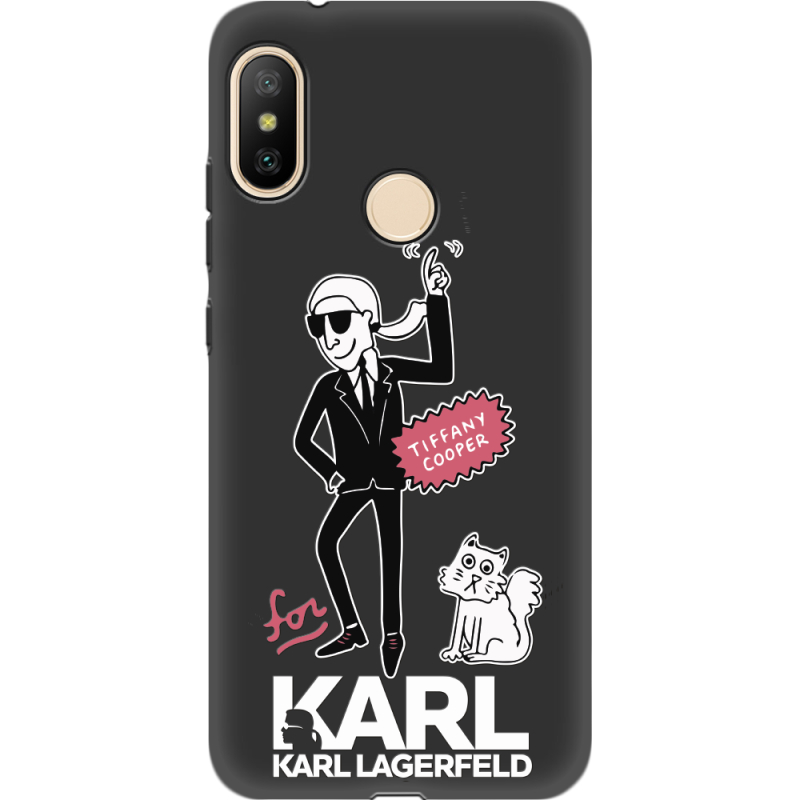 Черный чехол Uprint Xiaomi Mi A2 Lite For Karl