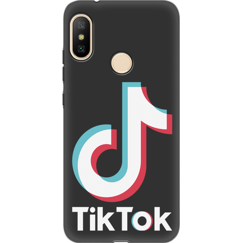 Черный чехол Uprint Xiaomi Mi A2 Lite Tik Tok