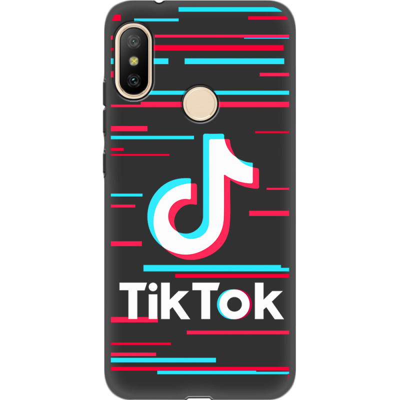 Черный чехол Uprint Xiaomi Mi A2 Lite Tik Tok