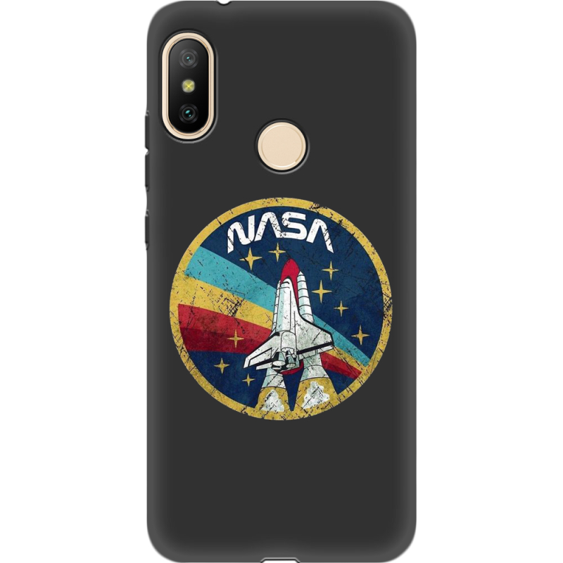 Черный чехол Uprint Xiaomi Mi A2 Lite NASA