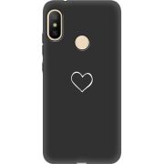 Черный чехол Uprint Xiaomi Mi A2 Lite My Heart