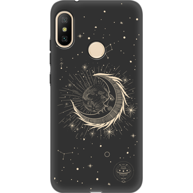 Черный чехол Uprint Xiaomi Mi A2 Lite Moon