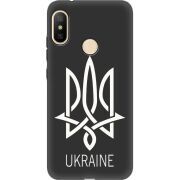 Черный чехол Uprint Xiaomi Mi A2 Lite Тризуб монограмма ukraine