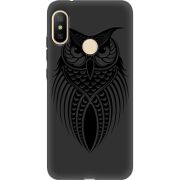 Черный чехол Uprint Xiaomi Mi A2 Lite Owl