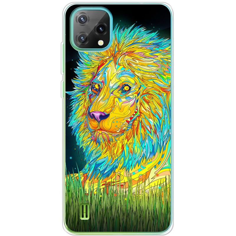 Чохол BoxFace Blackview Oscal C60 Moonlight Lion