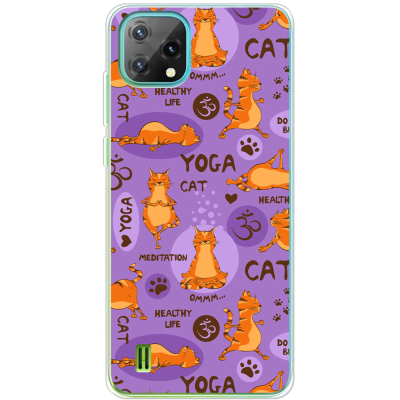 Чохол BoxFace Blackview Oscal C60 Yoga Cat