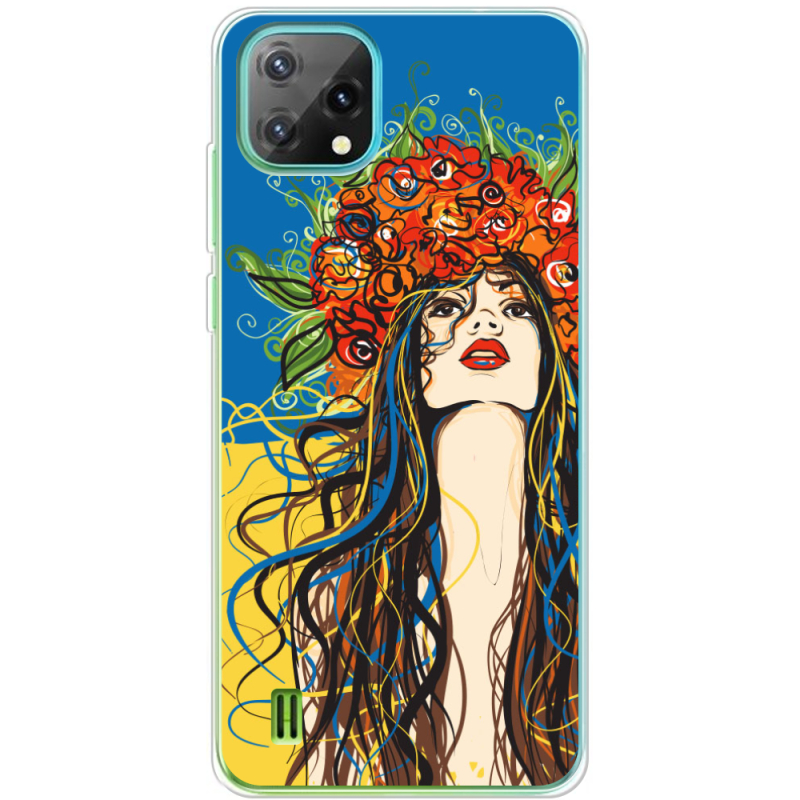 Чохол BoxFace Blackview Oscal C60 Ukraine Girl