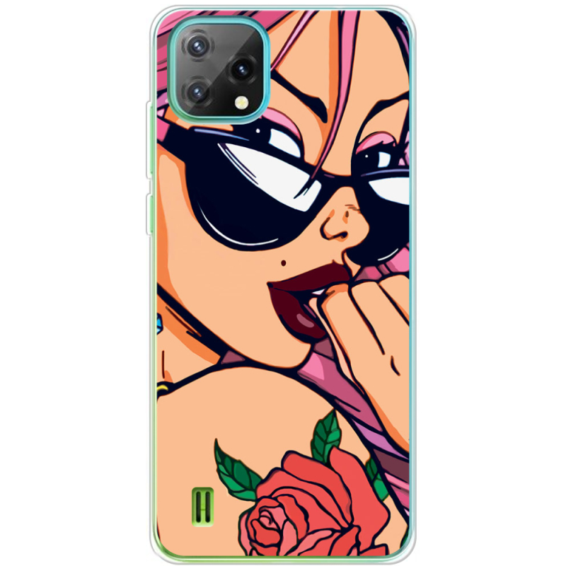 Чохол BoxFace Blackview Oscal C60 Pink Girl