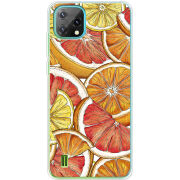 Чохол BoxFace Blackview Oscal C60 Citrus Pattern