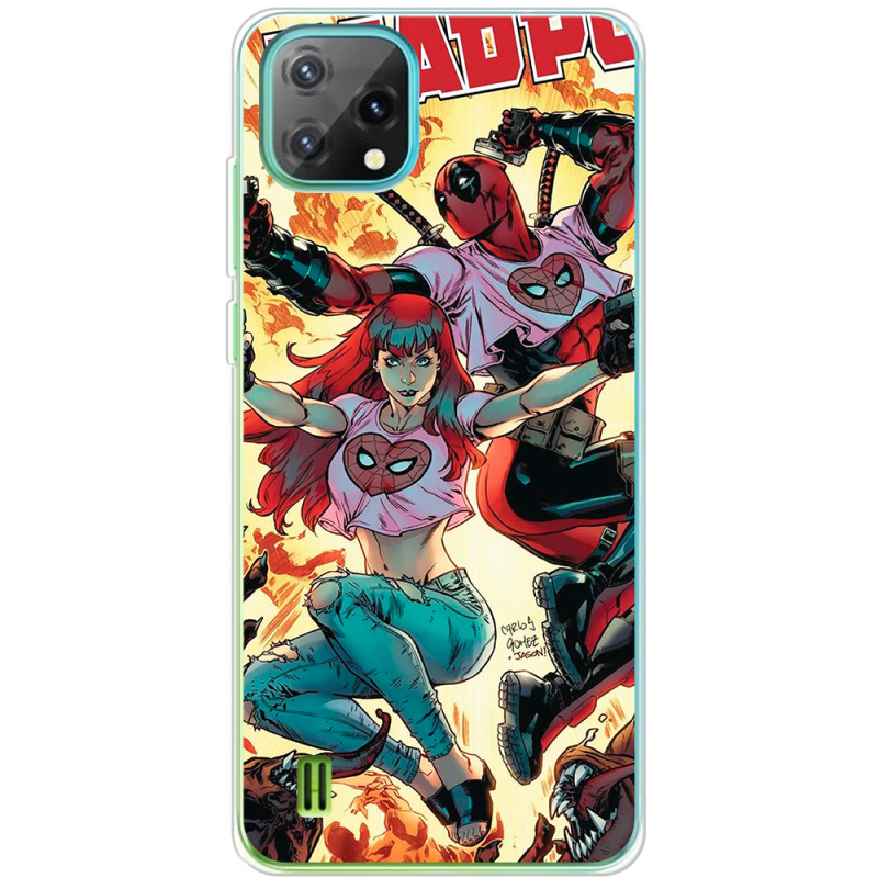 Чохол BoxFace Blackview Oscal C60 Deadpool and Mary Jane