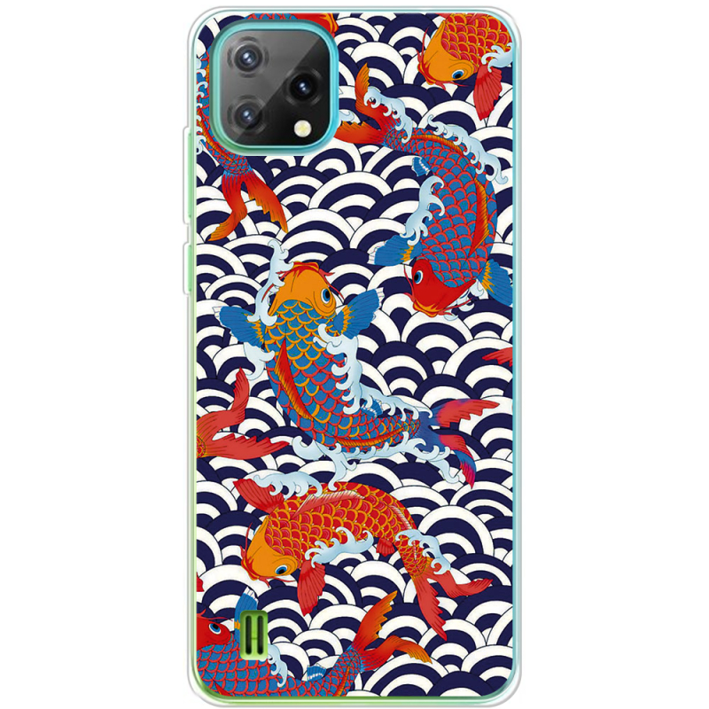 Чохол BoxFace Blackview Oscal C60 Koi Fish