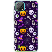 Чохол BoxFace Blackview Oscal C60 Halloween Purple Mood