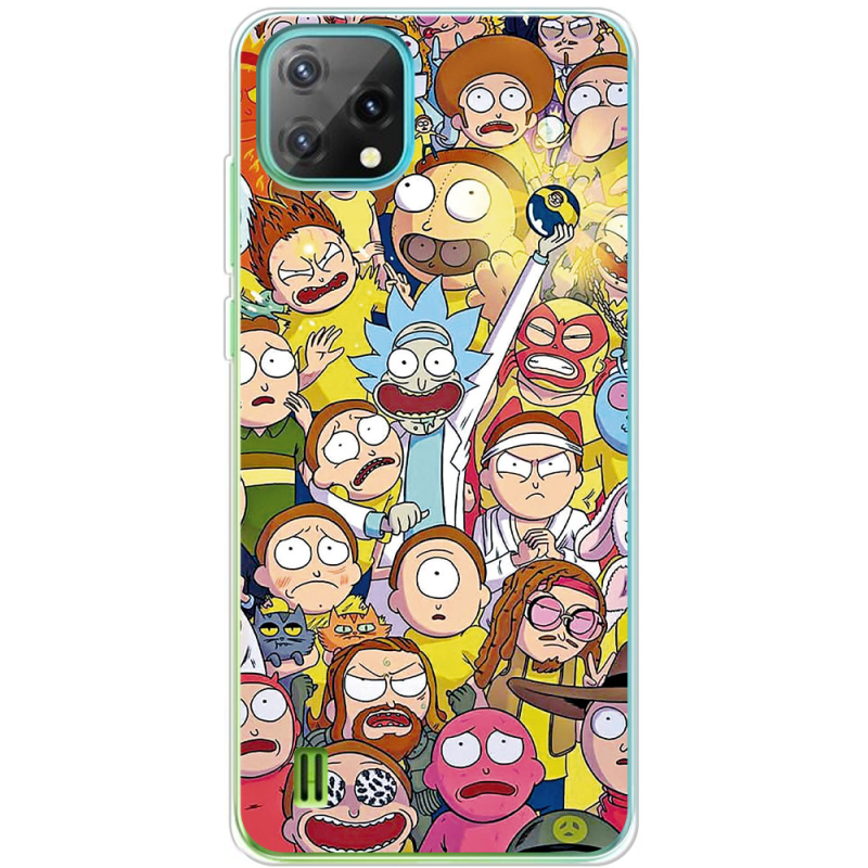 Чохол BoxFace Blackview Oscal C60 Rick and Morty