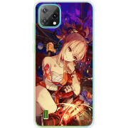 Чохол BoxFace Blackview Oscal C60 Genshin Ёимия с огоньком