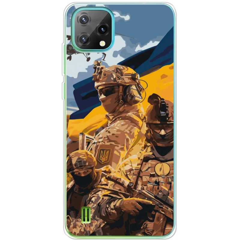 Чохол BoxFace Blackview Oscal C60 Воїни ЗСУ